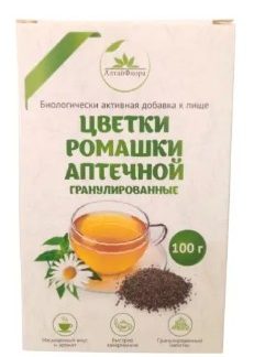 Фиточай АлтайФлора Ромашка аптечная цветки гранулированная сырье раст. гран. уп. 100г
