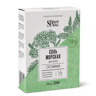 «Planet SPA Altai» Соль морская для ванн «Легкость движения» Алтэя, 200 гр.