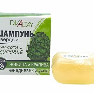 Шампунь твердый Здоровье и красота Живица и крапива