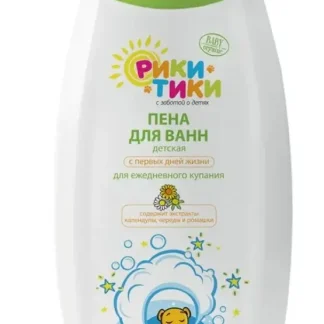 Рики Тики Детская пена для ванн "Тутти-фрутти" "Рики Тики", 350 мл