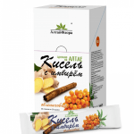 Кисель сухой витаменизированный "Сладкая ягодка" с корицей и имбирем облепиховый