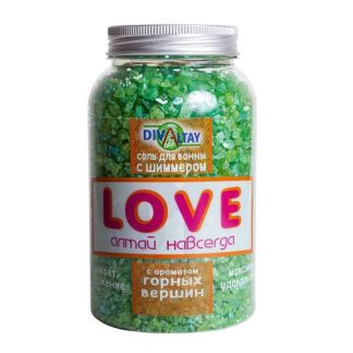 Соль для ванны LOVE Алтай на всегда