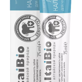 Зубная паста ALTAIBIO "Липа-Календула" для чувствительных зубов 75 мл