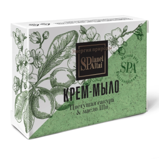 Planet SPA Altai Крем-мыло "Цветущая сакура и масло Ши" маркировки "Planet SPA Altai" г