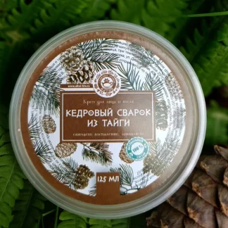 "Кедровый сварок из тайги" крем для лица и тела 125мл "НОВИН