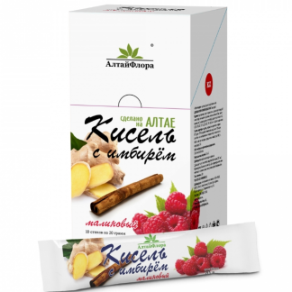 Кисель сухой витаменизированный "Сладкая ягодка" с корицей и имбирем малиновый