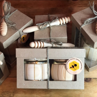 Мед в кедровых бочатах (двойной)