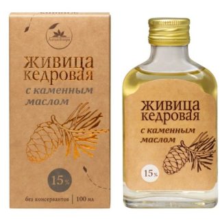 Живица кедровая с каменным маслом 100 мл