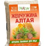 Мочалка льняная для лица Жемчужина Алтая