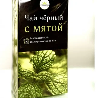 Чёрный чай с мятой 20ф/п*1,5гр.