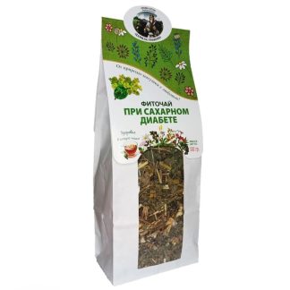 Фиточай "При сахарном диабете" 150 гр. крафт