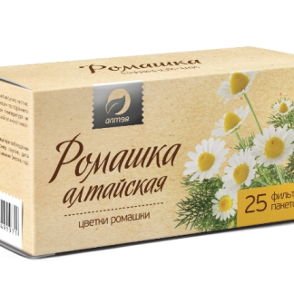 Фиточай "Ромашка алтайская", 25 фильтр-пакетов по 1,2г