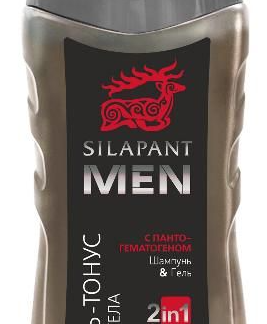 Шампунь и гель для тела SILAPANT "Гель-тонус" 2в1 с пантогематогеном 170 мл