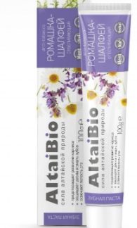 Зубная паста Altaibio "Антитабак" отбеливающая туб. 75мл