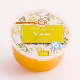 "Хвойный" с прополисом, крем для лица и тела 50мл