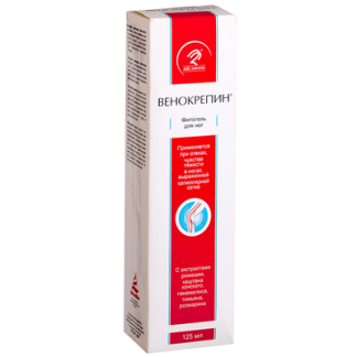 Венокрепин фитогель для ног туб. 125 мл пач. картон.1