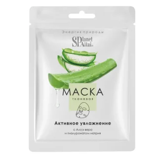 Planet SPA Altai Тканевая маска для лица Planet SPA Altai «Активное увлажнение» Алтэя, 24 мл.