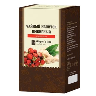 АлтайФлора Чайный напиток Имбирный с земляникой г