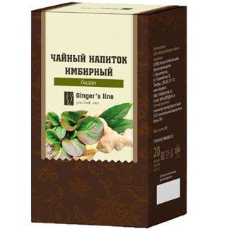 АлтайФлора Чайный напиток Имбирный с баданом