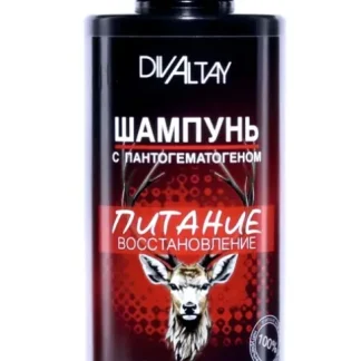 Шампунь маленький с пантогематогеном питание и восстановление