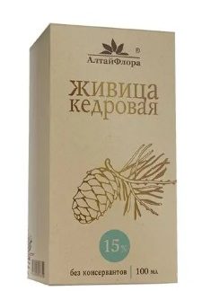 АЛТАЙФЛОРА Живица кедровая 15%  с прополисом жидк. д/приема внутрь фл. 100мл